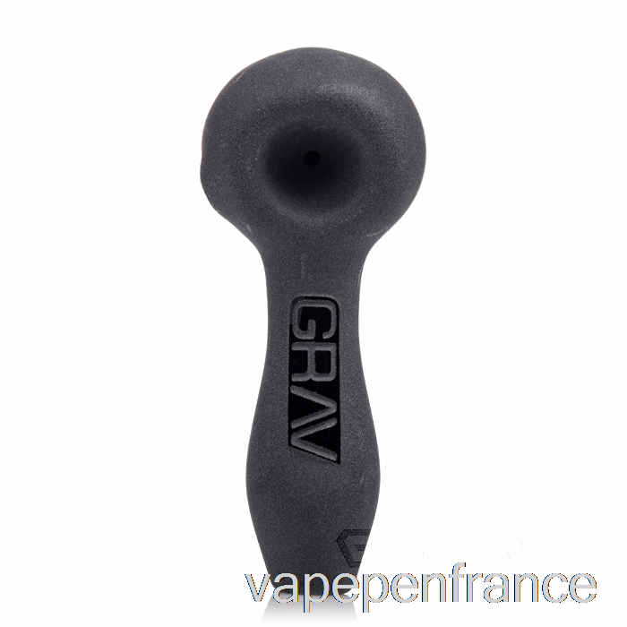 Stylo Vape Noir Cuillère Sablée Grav